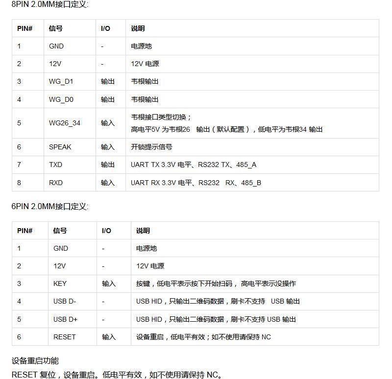 RFID二維碼掃描器模塊手機(jī) 智能 IC卡采集器電子 M1卡門禁機(jī)